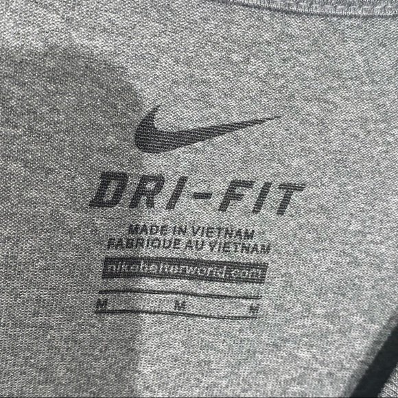 Nike Washington University in St. Louis Long Sleeve Dri-Fit Shirt Heather Grey M - Picture 3 of 9